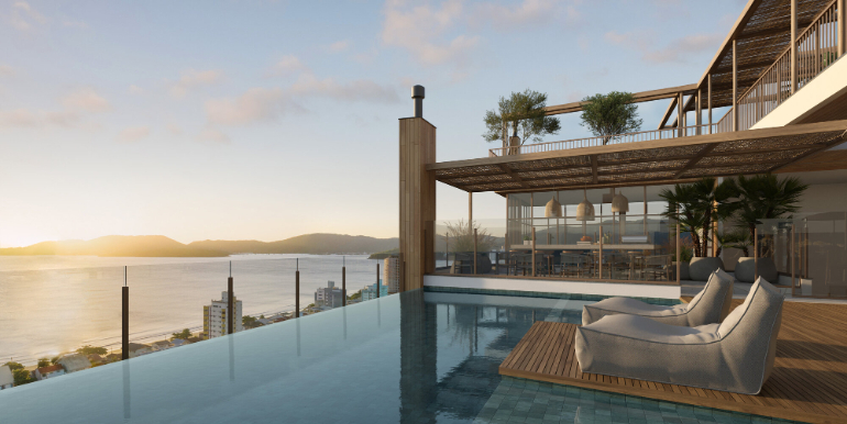 Panorama 8 do Ed. Sunhaus Tower situado em Balneário Perequê, Porto Belo