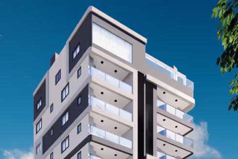 Fachada do Edifício Sunset Beach - Balneário Perequê, Porto Belo