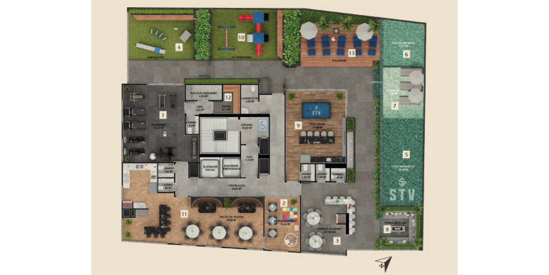 Projeção 15 da propriedade