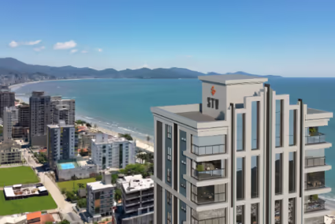 Fachada do Edifício The Level Paradise - Balneário Perequê, Porto Belo