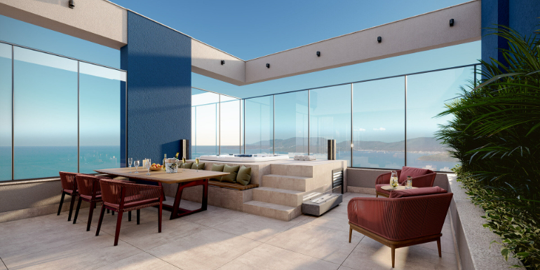 Panorama 8 do Ed. Voss situado em Balneário Perequê, Porto Belo