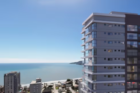 Fachada do Edifício Vyllar Summer - Balneário Perequê, Porto Belo