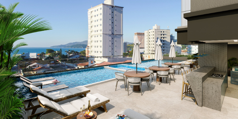 Vista 4 do Ed. Vyllar Tower situado em Balneário Perequê, Porto Belo