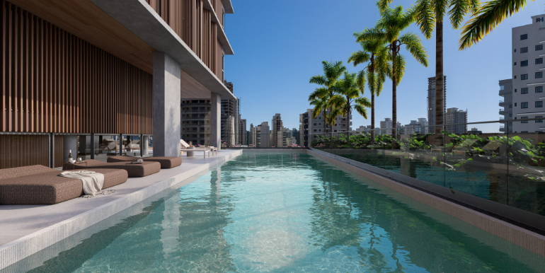 Panorama 8 do Ed. Vibra situado em Balneário Perequê, Porto Belo