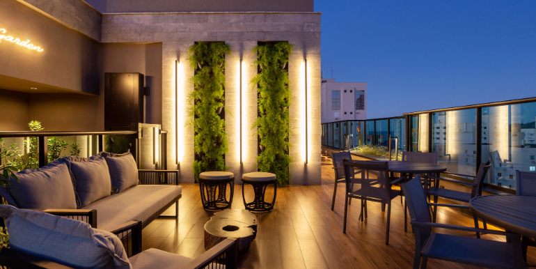 Cenário 9 do Edifício Atlantis localizado na Meia Praia, Itapema