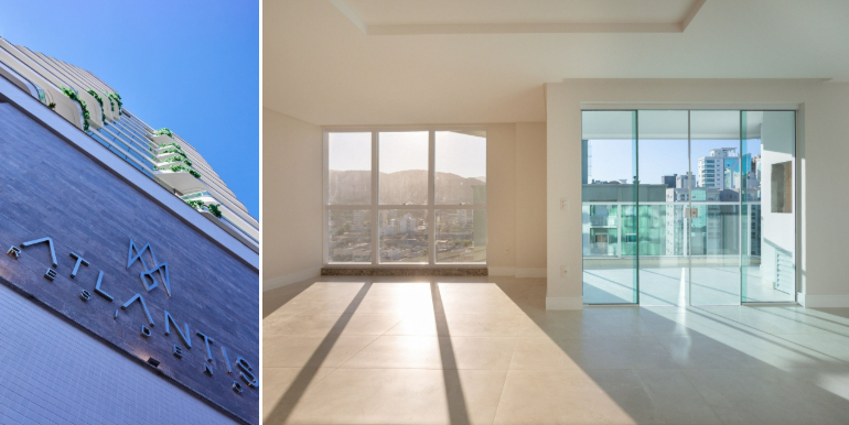 Paisagem 6 do Edifício Atlantis localizado na Meia Praia, Itapema