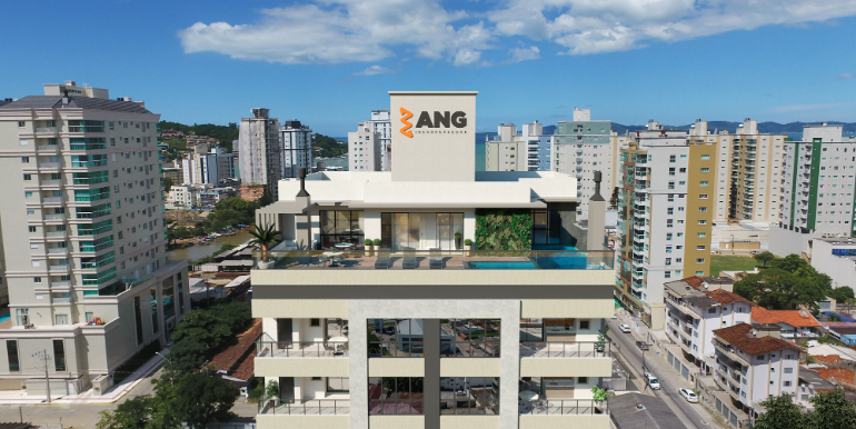 Fachada do Edifício Costa Amalfitana em Itapema, SC