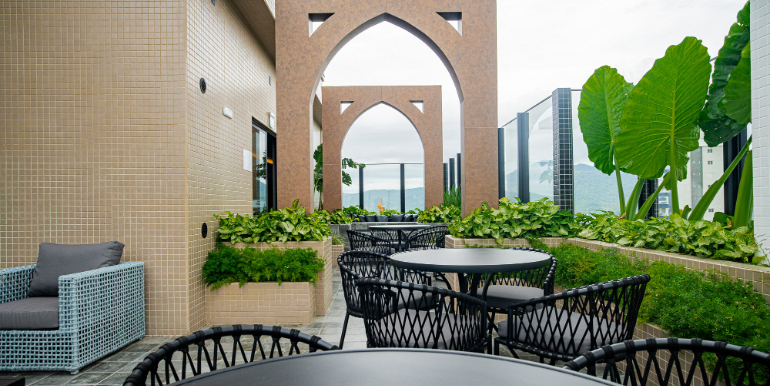 Paisagem 6 do Edifício Doha Tower localizado na Meia Praia, Itapema