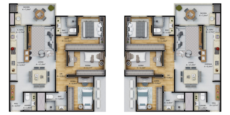 Painel 19 do empreendimento
