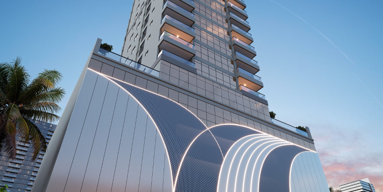 Retrato 3 do Edifício Eternity localizado na Meia Praia, Itapema