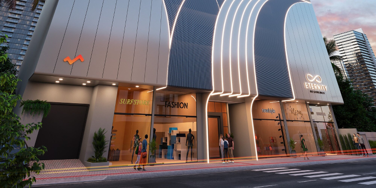 Vista 4 do Ed. Eternity situado na Meia Praia, Itapema