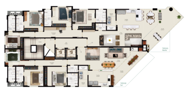 Moldura 16 do empreendimento
