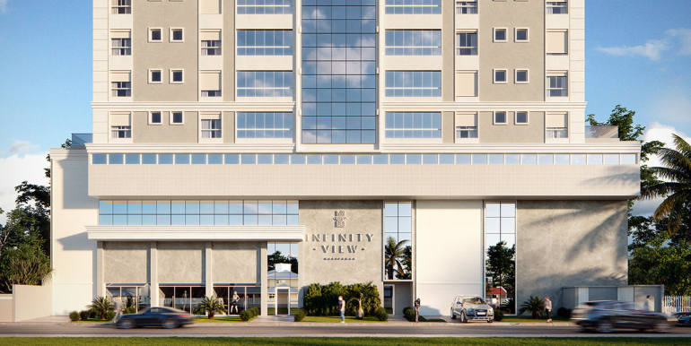 Panorama 8 do Ed. Infinity View situado em Balneário Perequê, Porto Belo