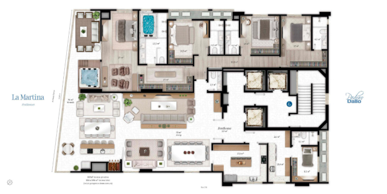 Silhueta 18 da propriedade