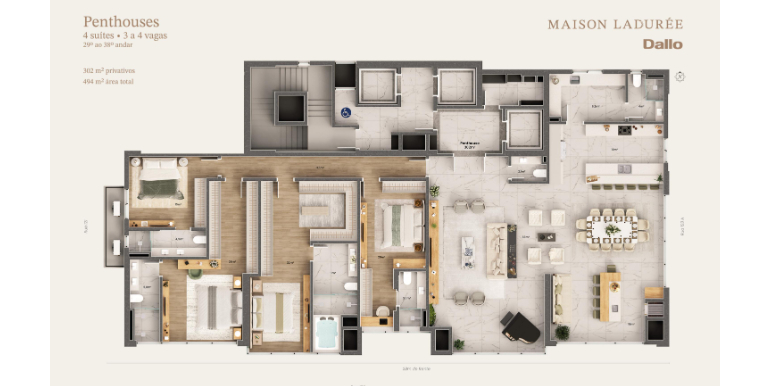 Projeção 35 do imóvel