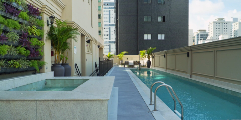 Paisagem 6 do Edifício Maison Lafayette localizado na Meia Praia, Itapema