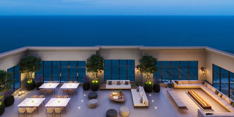 Panorama 8 do Ed. Maison Lafayette situado na Meia Praia, Itapema