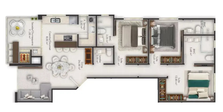 Silhueta 18 da propriedade