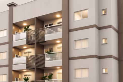 Fachada do Edifício Monterrey - Balneário Camboriú