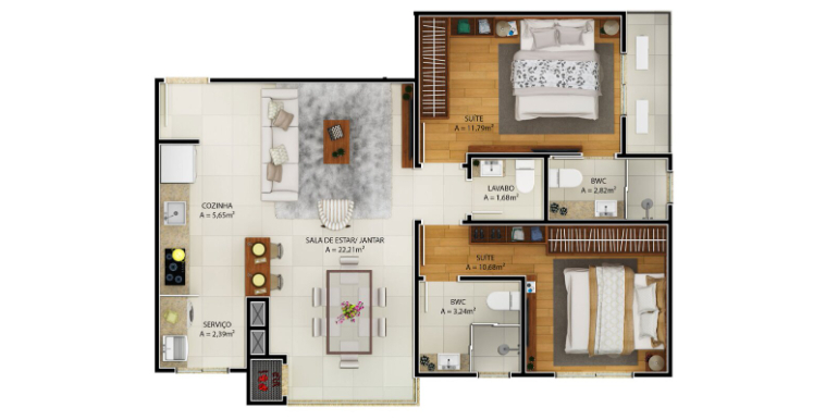 Painel 19 do empreendimento