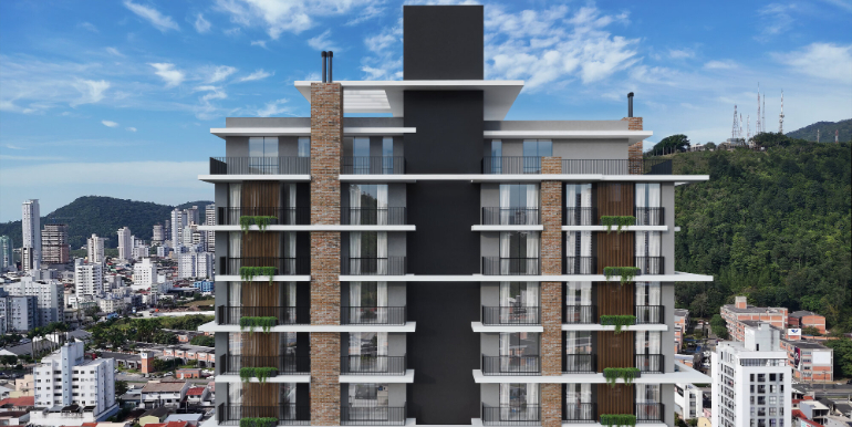 Fachada do Edifício Now na Praia Brava, Itajaí, SC