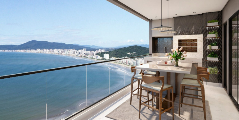 Panorama 8 do Ed. Park Avenue situado em Itapema