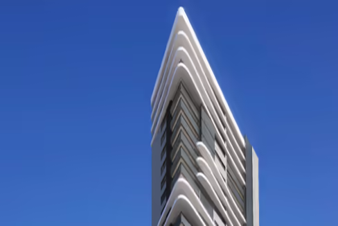 Fachada do Edifício Portofino - Meia Praia, Itapema