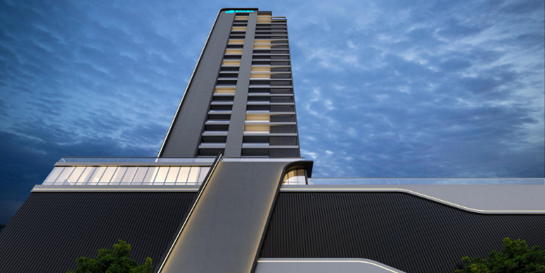 Vista 4 do Ed. Queen Tower situado na Meia Praia, Itapema