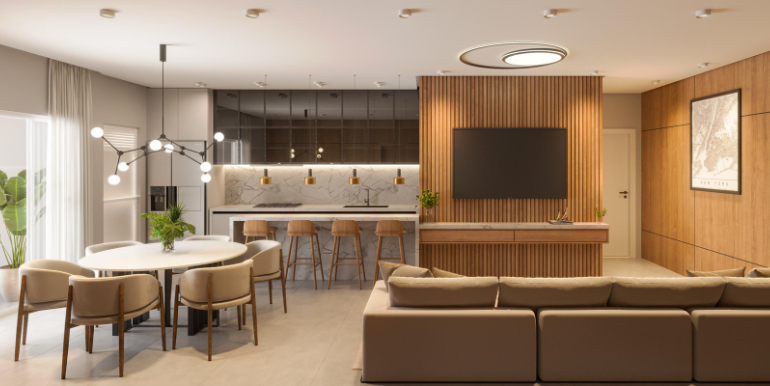 Paisagem 6 do Edifício Queen Tower localizado na Meia Praia, Itapema