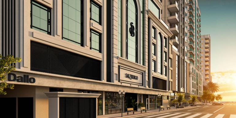 Vista 4 do Ed. Salzburgo situado na Meia Praia, Itapema