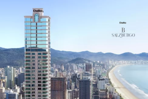 Fachada do Edifício Salzburgo - Meia Praia, Itapema