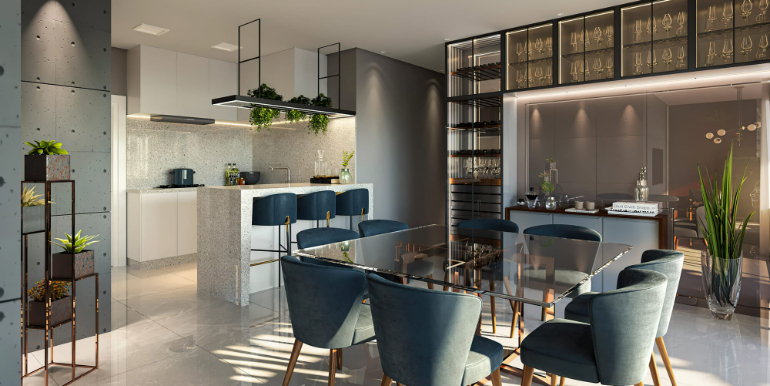 Cenário 9 do Edifício Sea’s Garden localizado na Meia Praia, Itapema