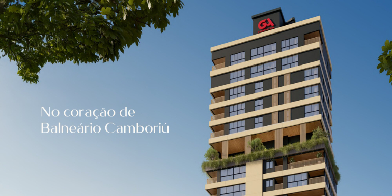 Fachada do Edifício Bella Carolina em Balneário Camboriú, SC