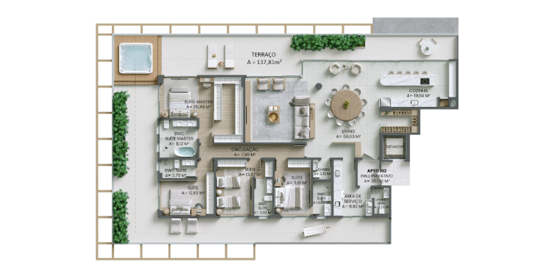 Gravura 31 do empreendimento