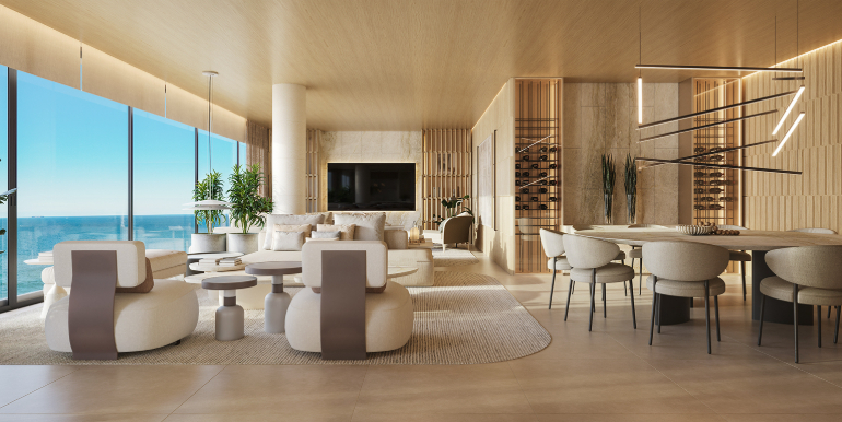 Projeção 15 do  Brava Concetto na Praia Brava, Itajaí