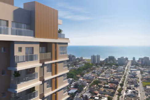 Fachada do Edifício Drummond - Praia Brava, Itajaí