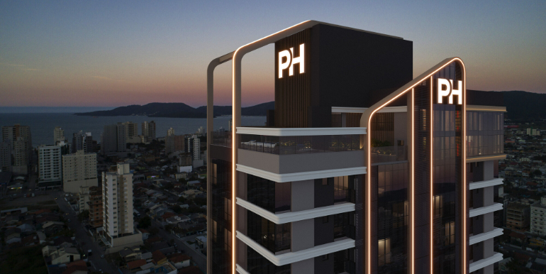 Fachada do Edifício Las Vegas em Porto Belo, SC