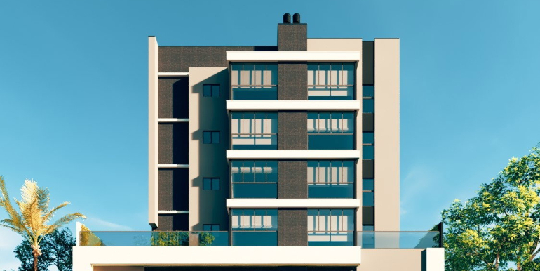 Fachada do Edifício Open Nações em Balneário Camboriú, SC