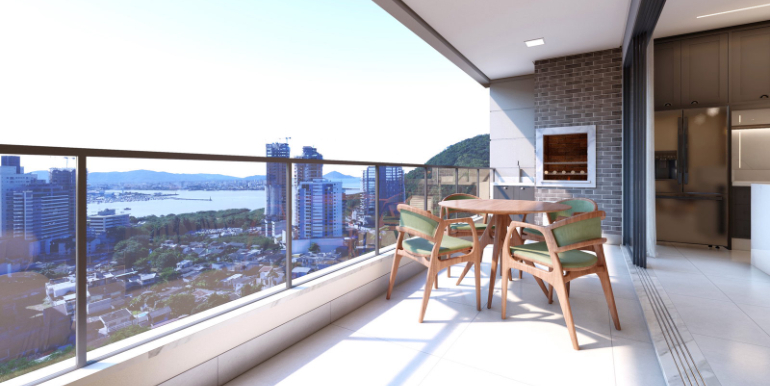 Panorama 8 do Ed. Sul Mare situado em Itajaí